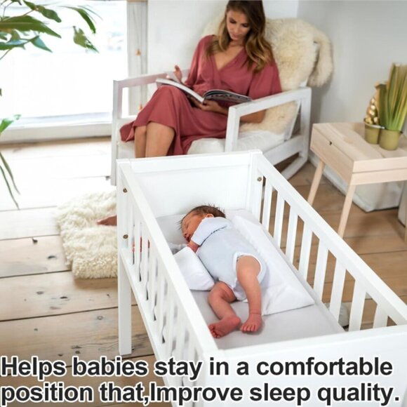 Wedge Pillow for Newborns Adjustable 45-Degree Provides Front and Back S… - Picture 6 of 6